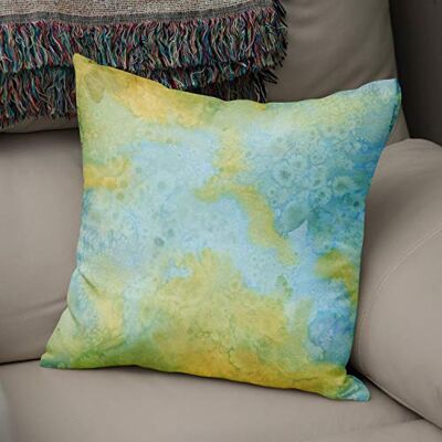 Bonamaison dekorativt kuddöverdrag akvarelltema, prydnadskuddöverdrag, heminredning örngott för vardagsrum, soffa, sovrum, storlek: 43 x 43 cm – designad och tillverkad i Turkiet Bonamaison dekorativt kuddöverdrag akvarelltema, prydnadskuddöverdrag, heminredning örngott för vardagsrum, soffa, sovrum, storlek: 43 x 43 cm – designad och tillverkad i Turkiet