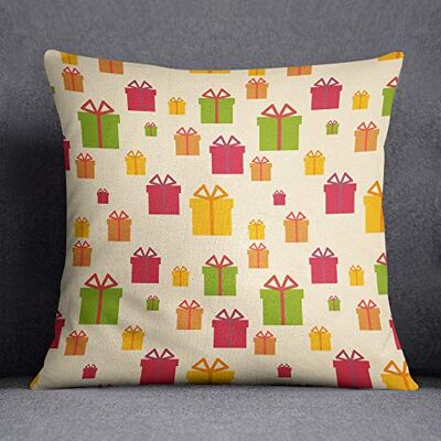 Questo Casa Julgransörngott med osynlig dragkedja, dekorativt kuddfodral, heminredning, för soffa, kafé, storlek: 45 x 45 cm – designad och tillverkad i Turkiet Questo Casa Julgransörngott med osynlig dragkedja, dekorativt kuddfodral, heminredning, för soffa, kafé, storlek: 45 x 45 cm – designad och tillverkad i Turkiet