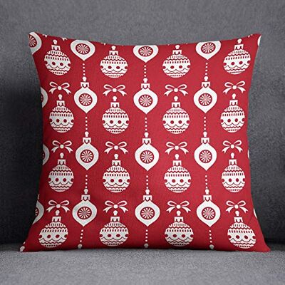 Questo Casa Julgransörngott med osynlig dragkedja, dekorativt kuddfodral, heminredning, för soffa, kafé, storlek: 45 x 45 cm – designad och tillverkad i Turkiet Questo Casa Julgransörngott med osynlig dragkedja, dekorativt kuddfodral, heminredning, för soffa, kafé, storlek: 45 x 45 cm – designad och tillverkad i Turkiet
