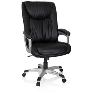 hjh OFFICE 738110 kontorsstol Triton 600 konstläder svart kontorsstol chefsfåtölj, bred sits, bekvämt vadderad, justerbar höjd hjh OFFICE 738110 kontorsstol Triton 600 konstläder svart kontorsstol chefsfåtölj, bred sits, bekvämt vadderad, justerbar höjd