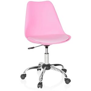 hjh OFFICE 742010 Retro kontorsstol Fancy PRO Unik design med en antydan av retro, Mycket bekväm, mjukt stoppad stol, Steglös justering av sitshöjden, Stort färgurval hjh OFFICE 742010 Retro kontorsstol Fancy PRO Unik design med en antydan av retro, Mycket bekväm, mjukt stoppad stol, Steglös justering av sitshöjden, Stort färgurval