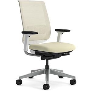 Steelcase Reply Air ergonomisk kontorsstol med höjdjusterbara armstöd och lumbalstöd beige Steelcase Reply Air ergonomisk kontorsstol med höjdjusterbara armstöd och lumbalstöd beige