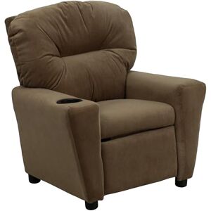 Flash Furniture Modern vinyl barn sovsäck med kopphållare samtida 66.040000000000006 x 53.34 x 53.34 cm Brun Flash Furniture Modern vinyl barn sovsäck med kopphållare samtida 66.040000000000006 x 53.34 x 53.34 cm Brun