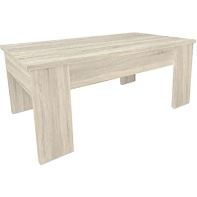 Somnia Descanso Soffbord, Lyft, Vardagsrum eller Matbord, Cambria färg, Mått: 90 cm (Bredd) x 50 cm (botten) x 46/57 cm (höjd) Somnia Descanso Soffbord, Lyft, Vardagsrum eller Matbord, Cambria färg, Mått: 90 cm (Bredd) x 50 cm (botten) x 46/57 cm (höjd)