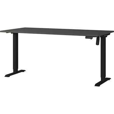 GERMANIA DIE MÖBELMACHER skrivbord 8024-547, i grafit, elektr. Höjdjusterbar, 160 x 119 x 80 cm (B x H x D) GERMANIA DIE MÖBELMACHER skrivbord 8024-547, i grafit, elektr. Höjdjusterbar, 160 x 119 x 80 cm (B x H x D)