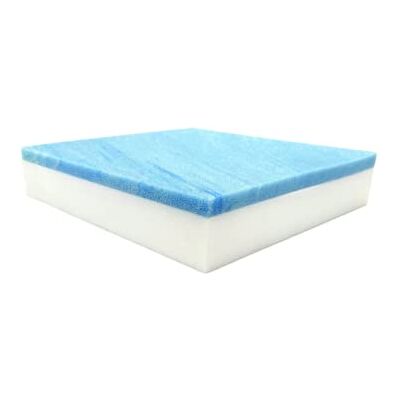 FoamRush Stoppningskudde i gel-minnesskum, medelhård, ersättningsdyna för stolar och rullstolar, fyrkantigt skum för matstolar, soffa, gummivaddering, 61 x 61 x 15 cm (L x B x H) FoamRush Stoppningskudde i gel-minnesskum, medelhård, ersättningsdyna för stolar och rullstolar, fyrkantigt skum för matstolar, soffa, gummivaddering, 61 x 61 x 15 cm (L x B x H)