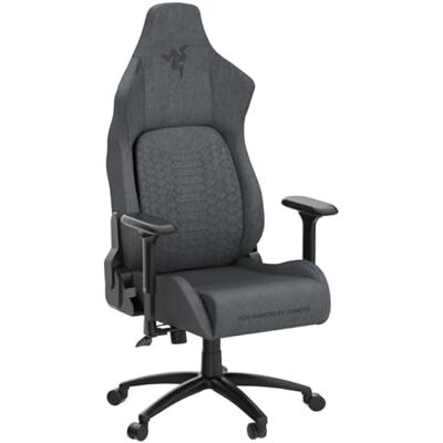 Razer Iskur Premium gamingstol med integrerat ländryggsstöd (skrivbordsstol/kontorsstol, syntetiskt läder i flera lager, skumstoppning, huvuddyna, justerbar höjd) Standard Tyg Razer Iskur Premium gamingstol med integrerat ländryggsstöd (skrivbordsstol/kontorsstol, syntetiskt läder i flera lager, skumstoppning, huvuddyna, justerbar höjd) Standard Tyg