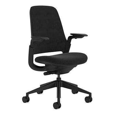 Steelcase Series 1 ergonomisk kontorsstol med LiveBack lumbalstöd och 4D-armstöd Onyx svart Steelcase Series 1 ergonomisk kontorsstol med LiveBack lumbalstöd och 4D-armstöd Onyx svart