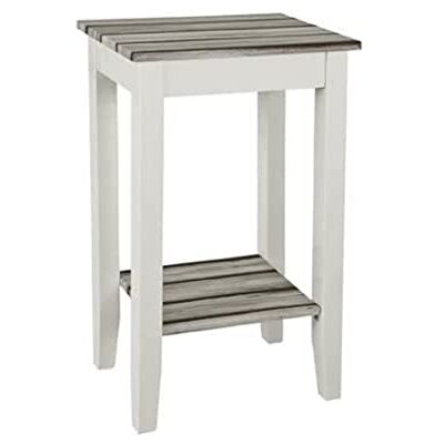 HAKU Sidobord maritimo furu, vit, MDF Storlek: B 40 cm x H 69 cm x D 30 cm, Stil: Kustmöbler HAKU Sidobord maritimo furu, vit, MDF Storlek: B 40 cm x H 69 cm x D 30 cm, Stil: Kustmöbler