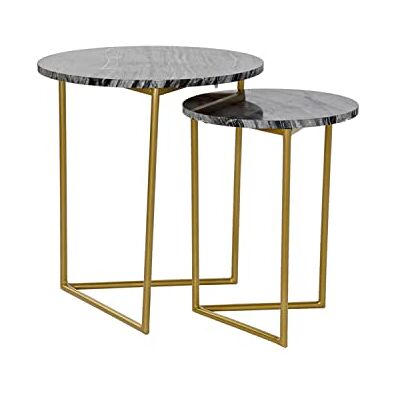 DKD Home Decor Uppsättning med 2 bord, Standard DKD Home Decor Uppsättning med 2 bord, Standard