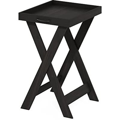 Furinno Klassisk Brickbord - Avtagbart Fat - Espresso - Sidobord Furinno Klassisk Brickbord - Avtagbart Fat - Espresso - Sidobord