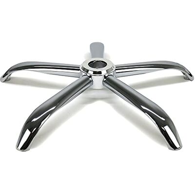 Waytex 78185 kontorsstolsstativ 5 grenar diameter 64 cm, för hjul eller skridskor, i krom-polerat stål och krom-navkapsel.. Waytex 78185 kontorsstolsstativ 5 grenar diameter 64 cm, för hjul eller skridskor, i krom-polerat stål och krom-navkapsel..