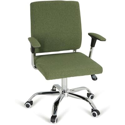 hjh OFFICE 719904 Hemkontor snurrstol Charles I Modern hemmakontorsstol i en snygg design, Ergonomiskt ryggstöd, Klädsel av slitstarkt tyg Vippmekanik för avspänd bakåtlutning hjh OFFICE 719904 Hemkontor snurrstol Charles I Modern hemmakontorsstol i en snygg design, Ergonomiskt ryggstöd, Klädsel av slitstarkt tyg Vippmekanik för avspänd bakåtlutning