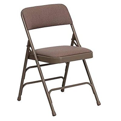 Flash Furniture 4-pack beige tyghopfällbara stolar, metallram 4 Pack Beige Fabric/Beige Frame Flash Furniture 4-pack beige tyghopfällbara stolar, metallram 4 Pack Beige Fabric/Beige Frame
