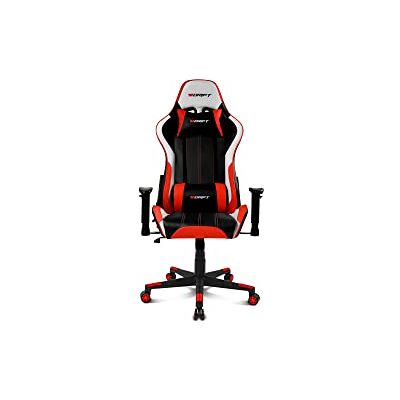 DRIFT GAMING DR175 -DR175RED- Professionell spelstol, konstläder, 2D justerbara armstöd, klass 4 kolv, vridbar, fjärilsmekanism, länd- och halskudde, svart/vit/röd DRIFT GAMING DR175 -DR175RED- Professionell spelstol, konstläder, 2D justerbara armstöd, klass 4 kolv, vridbar, fjärilsmekanism, länd- och halskudde, svart/vit/röd