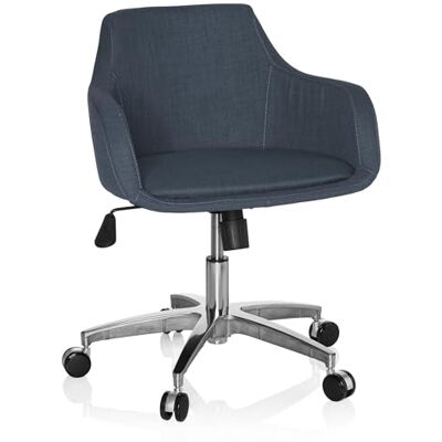 hjh OFFICE 670530 kontorsstol SOLAO 100 Home Office Kontorsstol med snygg design, Mjuk sitsstoppning, Sitsklädsel i slitstarkt tyg, Tidlös elegant design hjh OFFICE 670530 kontorsstol SOLAO 100 Home Office Kontorsstol med snygg design, Mjuk sitsstoppning, Sitsklädsel i slitstarkt tyg, Tidlös elegant design