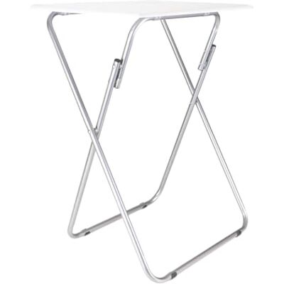 Jocca Fällbart sidobord MDF-bord med metallben Platsbesparande Rymmer upp till 20 kg Perfekt för hem och kontor 48 x 38 x 66 cm Jocca Fällbart sidobord MDF-bord med metallben Platsbesparande Rymmer upp till 20 kg Perfekt för hem och kontor 48 x 38 x 66 cm