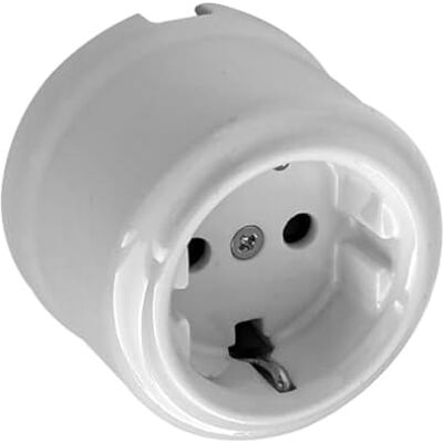 Glowster 2902021 F-BRIGHT vit porslinvit rund yta bas Glowster 2902021 F-BRIGHT vit porslinvit rund yta bas
