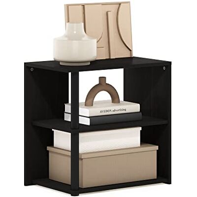 Furinno Soffbord, Espresso/svart, 1-pack Furinno Soffbord, Espresso/svart, 1-pack