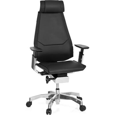 hjh OFFICE Bürostuhl "Genidia Pro" framtiden för sittplatser läder svart hjh OFFICE Bürostuhl "Genidia Pro" framtiden för sittplatser läder svart
