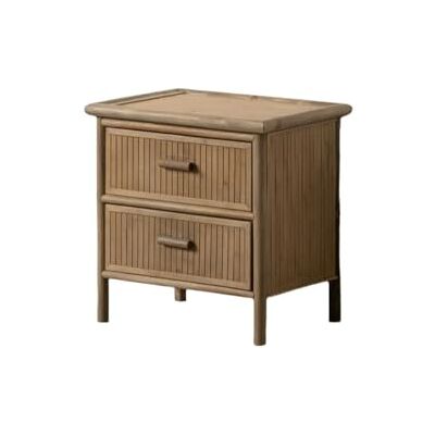 BigBuy Home Sängbord naturlig bambu 48 x 36 x 49 cm BigBuy Home Sängbord naturlig bambu 48 x 36 x 49 cm