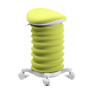 Topstar Sitness 4D med hjul – AGR-certifierad dynamisk sittpall papyrus – äppelgrönt tyg HI4, ergonomisk kontorspall – justerbar höjd – stärker ryggen – avlastar skivorna Topstar Sitness 4D med hjul – AGR-certifierad dynamisk sittpall papyrus – äppelgrönt tyg HI4, ergonomisk kontorspall – justerbar höjd – stärker ryggen – avlastar skivorna
