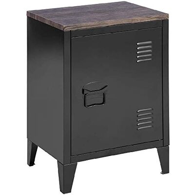 MEUBLE COSY Sängbord, vardagsrumsskåp, sidobord, nattkonsol med hyllor och dörr MEUBLE COSY Sängbord, vardagsrumsskåp, sidobord, nattkonsol med hyllor och dörr