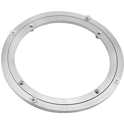 Besimple Aluminiumlegering skivspelare lager, slitstark svängbar skivspelare lat Susan roterande lager skivspelare runt matbord slät svängbar platta hårdvara, 25 cm Besimple Aluminiumlegering skivspelare lager, slitstark svängbar skivspelare lat Susan roterande lager skivspelare runt matbord slät svängbar platta hårdvara, 25 cm
