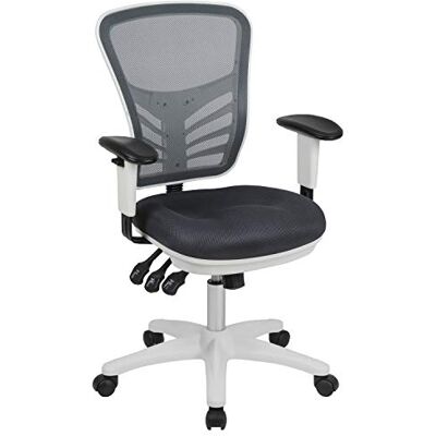 Flash Furniture Flash-möbler kontorsstol, skumnät metallplast konstruerat trä, svart, 68,58 x 64,77 x 112,4 cm Flash Furniture Flash-möbler kontorsstol, skumnät metallplast konstruerat trä, svart, 68,58 x 64,77 x 112,4 cm