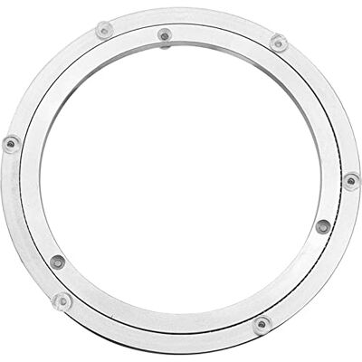 Besimple Aluminiumlegering skivspelare lager, slitstark svängbar skivspelare lat Susan roterande lager skivspelare runt matbord slät svängbar platta hårdvara, 35,5 cm Besimple Aluminiumlegering skivspelare lager, slitstark svängbar skivspelare lat Susan roterande lager skivspelare runt matbord slät svängbar platta hårdvara, 35,5 cm