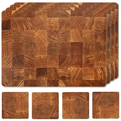 Moderry uppsättning av 4 värmebeständiga korkunderlägg för matbord med gratis uppsättning av 4 matchande dryckesunderlägg marmordesign 40 x 30 cm hård golvmatta med korkbaksida (Honey Oak) Moderry uppsättning av 4 värmebeständiga korkunderlägg för matbord med gratis uppsättning av 4 matchande dryckesunderlägg marmordesign 40 x 30 cm hård golvmatta med korkbaksida (Honey Oak)