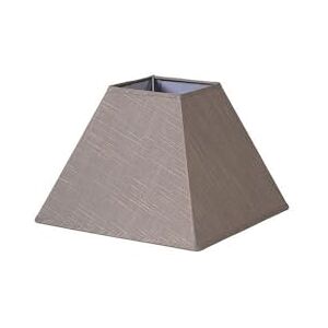 VoltShine Lampskärm pyramidlampskärm, e27, linnegrå, mått 25 x 11 x 18 cm, perfekt för elegant dekoration VoltShine Lampskärm pyramidlampskärm, e27, linnegrå, mått 25 x 11 x 18 cm, perfekt för elegant dekoration