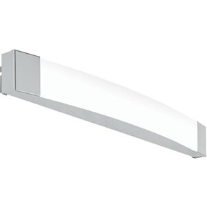 EGLO Siderno-LED-vägglampa, 1 glödlampa vägglampa, LED-spegellampa av stål och plast, badrum i krom, satin, LED våtrum, IP 44, L 58 cm EGLO Siderno-LED-vägglampa, 1 glödlampa vägglampa, LED-spegellampa av stål och plast, badrum i krom, satin, LED våtrum, IP 44, L 58 cm