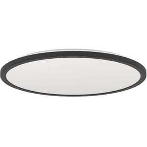 EGLO LED Taklampa Rovito, Rund Taklampa För Badrum Med Fjärrkontroll, Taklampa För Badrum Av Plast I Svart Och Vitt, Takbelysning Varmvit Kallvit, IP44, Ø 50 Cm EGLO LED Taklampa Rovito, Rund Taklampa För Badrum Med Fjärrkontroll, Taklampa För Badrum Av Plast I Svart Och Vitt, Takbelysning Varmvit Kallvit, IP44, Ø 50 Cm