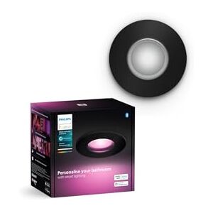 Philips Vit & Color Ambiance Xamento recessed spotlights 1 pack, dimbara badrumslampor för Hue-systemet med 16 miljoner färger, intelligent ljuskontroll via röst och app, svart Philips Vit & Color Ambiance Xamento recessed spotlights 1 pack, dimbara badrumslampor för Hue-systemet med 16 miljoner färger, intelligent ljuskontroll via röst och app, svart