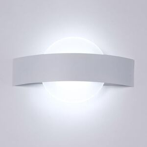 Comely Applique LED av Intern Parete, Lampada da Parete Bianco 12W 1350LM, Lampada a Muro Moderno i Acrilico för Letto Corridoio-kamera, Luce Bianca Fredda 6500K Comely Applique LED av Intern Parete, Lampada da Parete Bianco 12W 1350LM, Lampada a Muro Moderno i Acrilico för Letto Corridoio-kamera, Luce Bianca Fredda 6500K