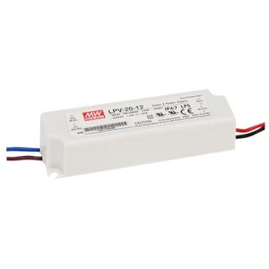 MEAN WELL MeanWell LED-treiber, LED-Trafo Konstantspannung LPV-20-12 20 W (max) 0-1,67 A 12 V/DC Überlasts MEAN WELL MeanWell LED-treiber, LED-Trafo Konstantspannung LPV-20-12 20 W (max) 0-1,67 A 12 V/DC Überlasts