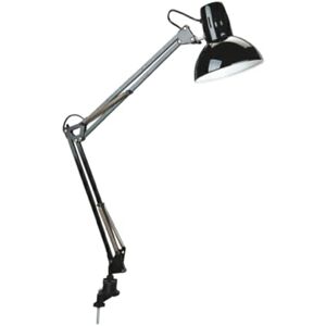 WatioWave Flexo svart arkitekt E27 60 W, modern design, optimal belysning för kontor, studior och arbetsplatser. WatioWave Flexo svart arkitekt E27 60 W, modern design, optimal belysning för kontor, studior och arbetsplatser.