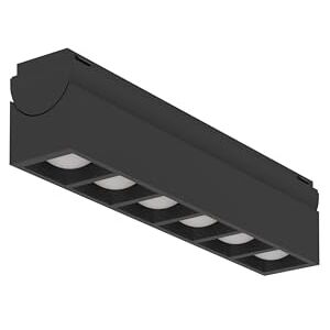 EGLO LED-spot för Track Plus skensystem, dimbar takspot, tillbehör för skena, ljusaccessoar, svart plast, varm- till kallvitt ljus EGLO LED-spot för Track Plus skensystem, dimbar takspot, tillbehör för skena, ljusaccessoar, svart plast, varm- till kallvitt ljus