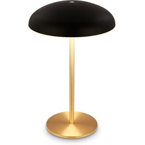 BRILONER Trådlös LED-bord IP44 med upplyst kant, touchdimmer, utbytbart batteri, trådlös säng, vardagsrum, bord, sänglampa, 19,5 x 30,5 cm, svart BRILONER Trådlös LED-bord IP44 med upplyst kant, touchdimmer, utbytbart batteri, trådlös säng, vardagsrum, bord, sänglampa, 19,5 x 30,5 cm, svart