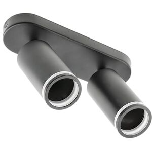 GTV – Taklampa SOLIS Svängbar 2 x GU10 Takstrålkastare 2 lampor svart, taklampa, väggspotlight roterbar, spotlight lampa, takspotlights för kök, sovrum, vardagsrum (utan ljuskälla) GTV – Taklampa SOLIS Svängbar 2 x GU10 Takstrålkastare 2 lampor svart, taklampa, väggspotlight roterbar, spotlight lampa, takspotlights för kök, sovrum, vardagsrum (utan ljuskälla)