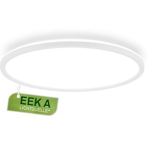 BRILONER LED-taklampa, CEE A ljuskälla, 14 W 3 000 lm, extra platt design, indirekt ljus, modern ljuspanel, belysning vardagsrum, kök, sovrum, hall, 42 x 3 cm, vit BRILONER LED-taklampa, CEE A ljuskälla, 14 W 3 000 lm, extra platt design, indirekt ljus, modern ljuspanel, belysning vardagsrum, kök, sovrum, hall, 42 x 3 cm, vit