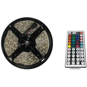 tempo di saldi Flerfärgad LED-remsa med fjärrkontroll spole, självhäftande remsa, 5 meter, 300 lysdioder tempo di saldi Flerfärgad LED-remsa med fjärrkontroll spole, självhäftande remsa, 5 meter, 300 lysdioder