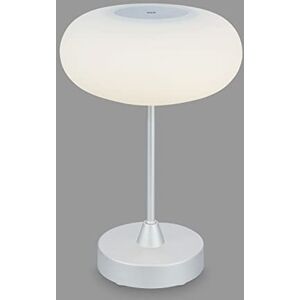 BRILONER LED-bordlampa batteri, dimbar, glas LED-bordlampa sladdlös, touch-funktion, 3.300K varmvitt, krom matt, 150x160 mm (HxD) BRILONER LED-bordlampa batteri, dimbar, glas LED-bordlampa sladdlös, touch-funktion, 3.300K varmvitt, krom matt, 150x160 mm (HxD)