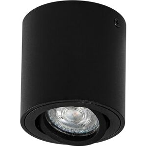 OSRAM Spot Surface Rund takmonterad spot, svart, med GU10-sockel, kan förses med normal eller smart lampa, flexibel strålvinkel, IP20-skydd, högkvalitativt hölje OSRAM Spot Surface Rund takmonterad spot, svart, med GU10-sockel, kan förses med normal eller smart lampa, flexibel strålvinkel, IP20-skydd, högkvalitativt hölje