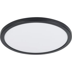 EGLO LED taklampa Campaspero 2, extra tunn rund badrumslampa i svart plast, belysning neutralvit, IP44, Ø 29,5 cm EGLO LED taklampa Campaspero 2, extra tunn rund badrumslampa i svart plast, belysning neutralvit, IP44, Ø 29,5 cm