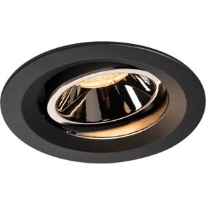 SLV NUMINOS MOVE DL M LED taklampa - 55° justerbar, svart/krom SLV NUMINOS MOVE DL M LED taklampa - 55° justerbar, svart/krom