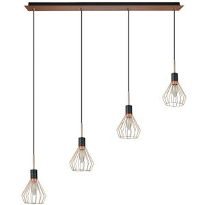 Levitantes Hänge Sankt Petersburg 4 x e14 svart/koppar Regx83 x 13 cm Levitantes Hänge Sankt Petersburg 4 x e14 svart/koppar Regx83 x 13 cm