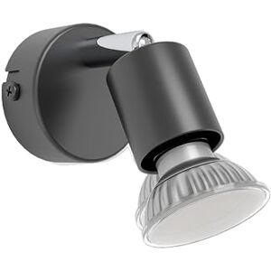 EGLO Stecci-E Vägglampa för inomhus, med flexibel strålkastare, väggstrålkastare av svart stål och plast, läslampa med GU10-sockel EGLO Stecci-E Vägglampa för inomhus, med flexibel strålkastare, väggstrålkastare av svart stål och plast, läslampa med GU10-sockel