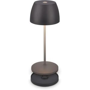 BRILONER Mini LED-bord trådlös IP44 med laddningsstation, steglöst dimbar, batteri och ljuskälla utbytbar, sänglampa, LED-lampa, batteri bord, restaurang, 8 x 20,5 cm (D x H), antracit BRILONER Mini LED-bord trådlös IP44 med laddningsstation, steglöst dimbar, batteri och ljuskälla utbytbar, sänglampa, LED-lampa, batteri bord, restaurang, 8 x 20,5 cm (D x H), antracit